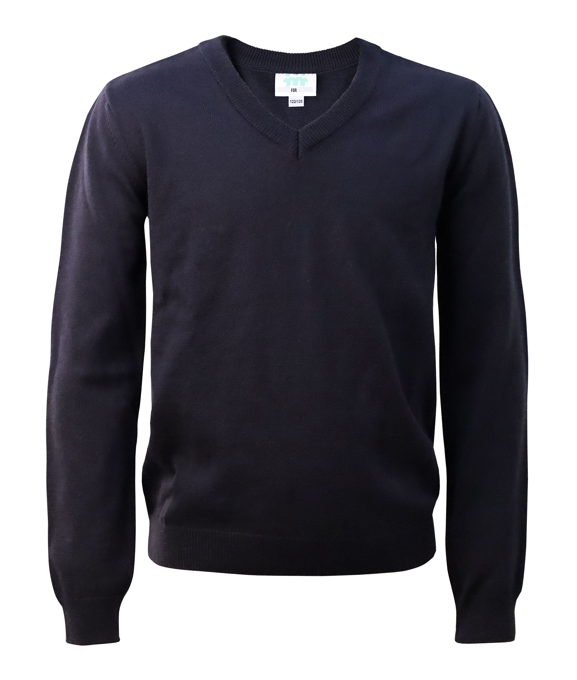 Strickpullover, V-Ausschnitt, Unisex